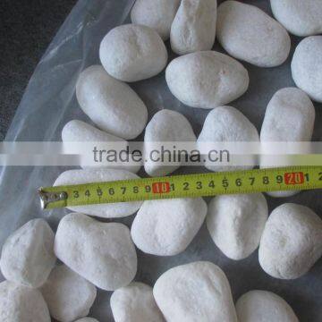 Snow White Pebble Stone for Garden photo-3
