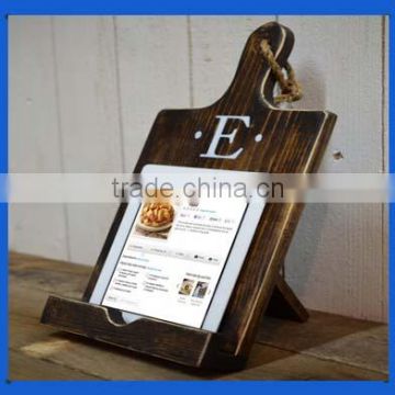 High Quality Cutting Board Shape Wooden Pad Holder Table PC Stand Phone Holder