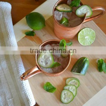 Copper mug set of 2 | Moscow mule mug 100% copper | Copper mug manufacturer