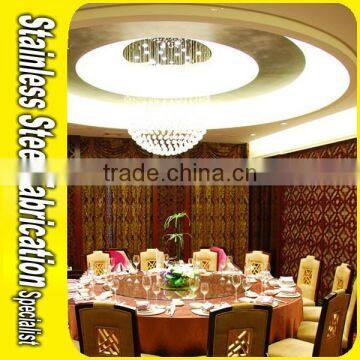 Customed Luxurious Stainless Steel Interior Restaurant Decoration Project photo-6