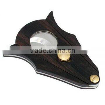 Black Walnut Wood Cigar Cutter photo-6