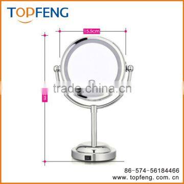 led light magnifying cosmetic mirror/led light makeup mirror/compact mirror