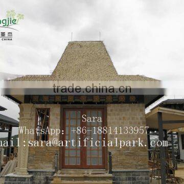 Artificial thatch roofing,Extrusion decorative dry plastic synthetic