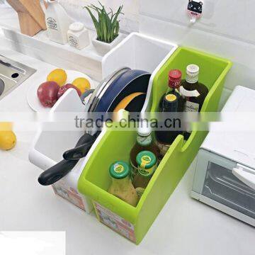 Wholesale Stock Antiskid Bathroom Kitchen Plastic Storage Box photo-6