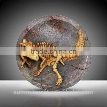 Artificial resin stegosaurus dinosaur fossils wall hangings for decoration