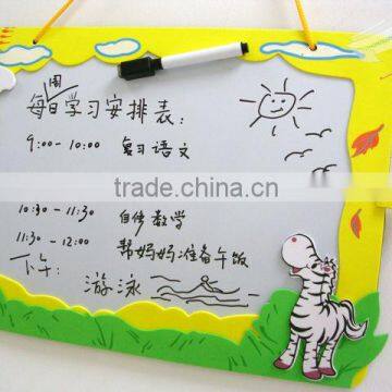 Eva Cartoon Children Writing Board Child Learning Gift Promotion Board Eva Frame Magnetic Small Whiteboard