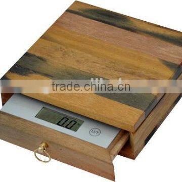 High Precision Bamboo Wooden Kitchen Scale photo-4