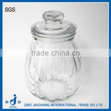 fat classically mordern glass canning jars with glass rubber cap