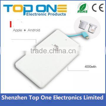 Factory Low Price Custom Logo Printing Promotional USB Travel Phone Charger 2600mah Credit Card Power Bank photo-3