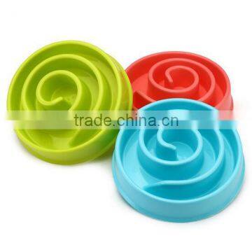Wholesale Plastic Slow Feed Dog Food Bowl photo-2