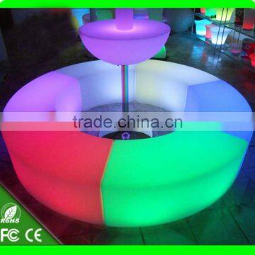 2017 Newest Standard Modern Fashion Beautiful 16 Colors Plastic LED Beach Bench photo-4