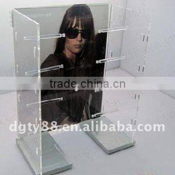 PMMA sunglass display stand made by vac-form machine