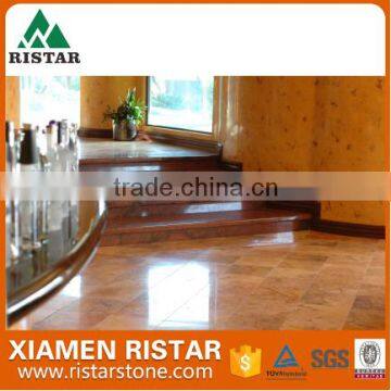 Natural marble stone stairs risers steps