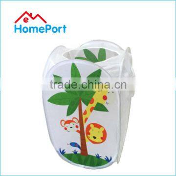 Mesh Cartoon Collapsible Laundry Basket With Carry Handles photo-1