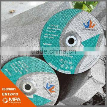 7"(180x3x22.2mm) Flat Resin Bonded Reinforced Cutting Wheel For Stone