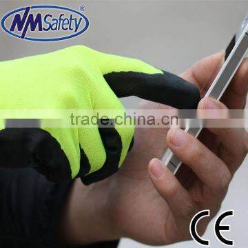 NMSAFETY softy touch screen labor gloves factory