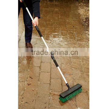 Long Handle Floor Cleaning Dust Brush, Water Flow Garden Cleaning Broom photo-3
