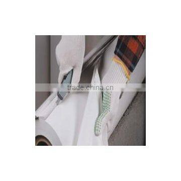 DDSAFETY Bleach Cotton String Knit Gloves With Blue PVC Dots Safety Gloves photo-6