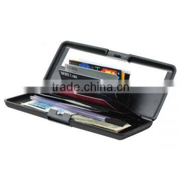 RFID Security Large Aluminum Wallet/Long Credit Card&Cash Holder photo-3