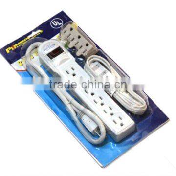 UL power strip value pack/power extension outlet