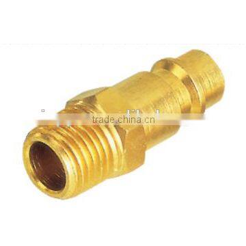 High quality ,brass material , BSP,1/4" 3/8" 1/2" male thread Geman type plug Europe type plug