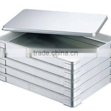 Aluminium Food Container and Lid for Dumpling Gyoza Alumite Vat