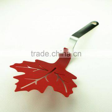 33062 Stainless Steel Handle Maple Leaf Kitchen Nylon Shovel Spatula Turner, Cake, Egg Turner Spatula Shovel photo-3