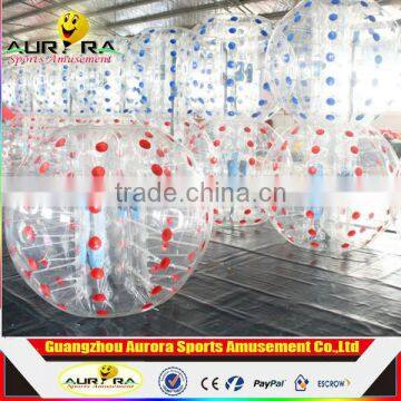 High quality outdoor inflatable giant bubble ball suit plastic bubble ball glass ball for sale