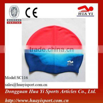 Trade assurance 3D Light Weight plain sports swim caps