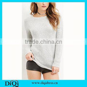 Sweater Women Sweaters and Pullovers Women Fashion o Neck Solid Color Long sleeve Sweater