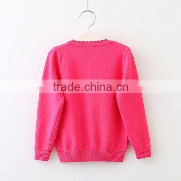 New Model Cotton Sequin Decoration Sweater Design for Girl photo-5