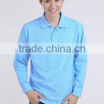 2015 New Style 260 g Long Sleeve Polo Shirt Polo Shirt Long Sleeve Men on Stock photo-6