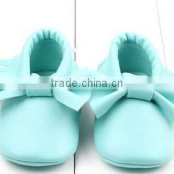 High Quality Leather Design Baby Walker Shoes Toddler Girls Soft Shoes photo-2