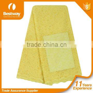 100% Nigeria Cotton Voile Lace Fabric SL0402-9 photo-4