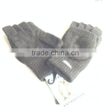 Double Layer Knitted Leather Gloves photo-3