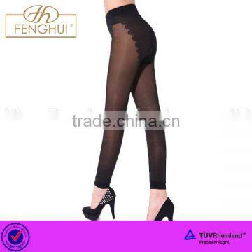 double-layer visible trample feet warm leggings