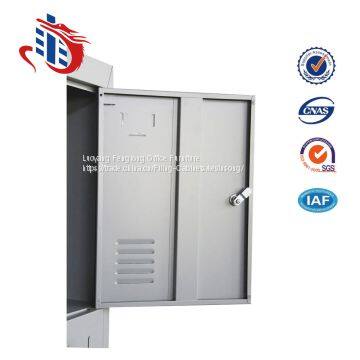 4 Door Workers Clothes Storage Cabinets Metal Locker Box photo-3