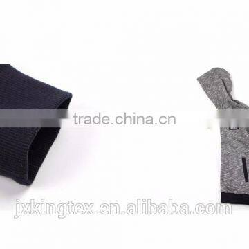 Jiangxi Kingtex New Look Spring/Autumn Elbow Patched Tie Dyed Contrast Balck Hem Tracksuits Casual Hoodies Set photo-3