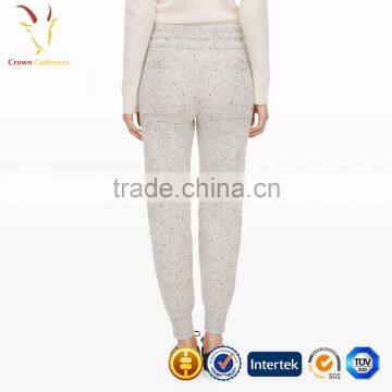 Casual Style Lady Wool Knitted Crochet Pants photo-3