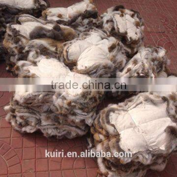 Luxury Stuff Leather Rabbit Real Fur Cheap and Good Quality Garment Textile Accessories Material Rabbit Fur Skin photo-4