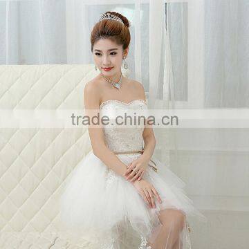 Sexy See Through Lace Girls Evening Dress photo-4