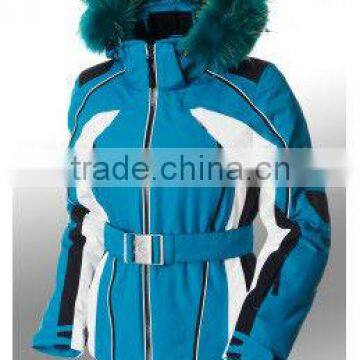 New Design Women Nylon Colourful Snow Ski Jacket photo-2