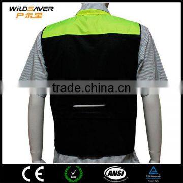 USB Rechargeable Battery Heated Reflective Vest for Running or Cycling photo-6