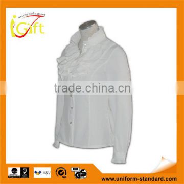 Hot Sales factory price tailored made popular fashion wedding dress shirt