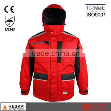 Good Design Winter Parka Men Safety Clothing With Tape Seam EN343 photo-3