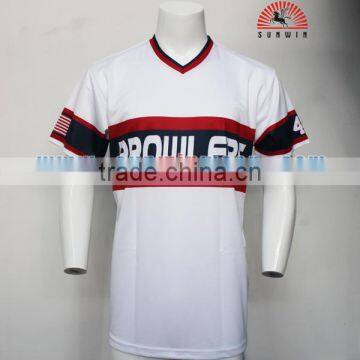 best quality fashion youth baseball jersey with custom designed