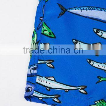 Hot Sale Summer Little Baby Boys Print Swim Shorts Custom Beach Board Shorts Swim Trunks Wholesale photo-3