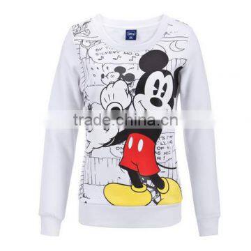 sublimation fleece brushed sweatshirt