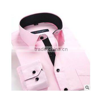 Latest Shirt Designs for Men Long Sleeve Formal Shirt Uniform Business Korean Men Anti-wrinkle T-shirt photo-3