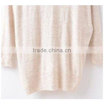 Lady Pullover Angora Cashmere Sweater With Tree Printing photo-5